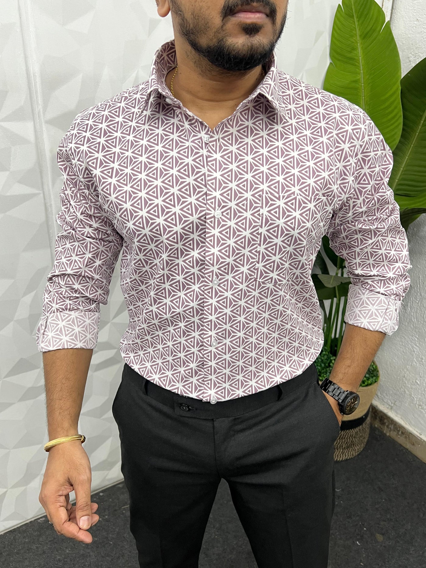 Cotton fabric formal prints