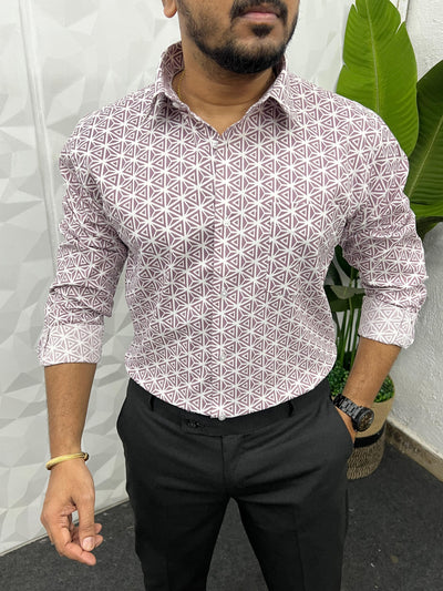 Cotton fabric formal prints