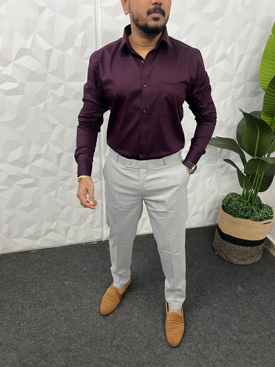Cotton lycra fabric plain shirt