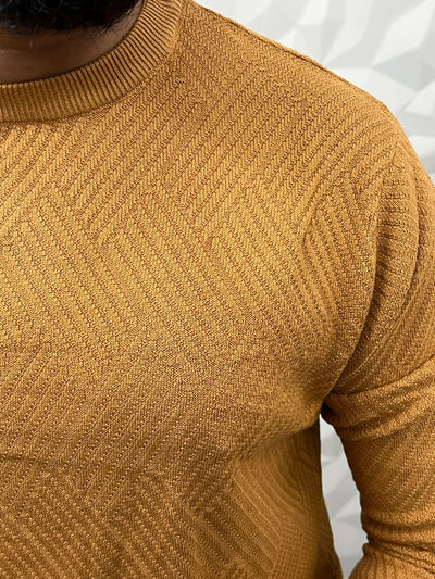 Pepe knitted full sleeve t-shirt ( mustard )