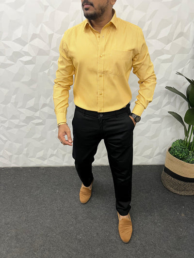Oxford fabric small chex shirt
