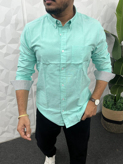 Yarn dyed premium oxford shirt