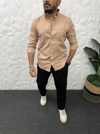 Imported fabric linen shirts