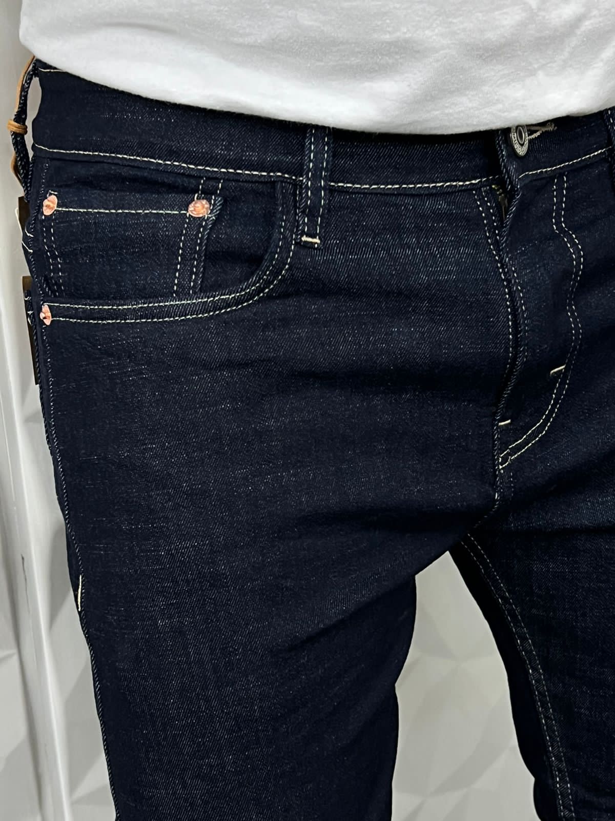 Ankle length raw wash jeans – Wearhousewolves - Main Image