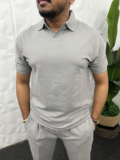 Cotton puff fabric cordset