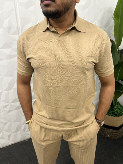 Cotton puff fabric cordset