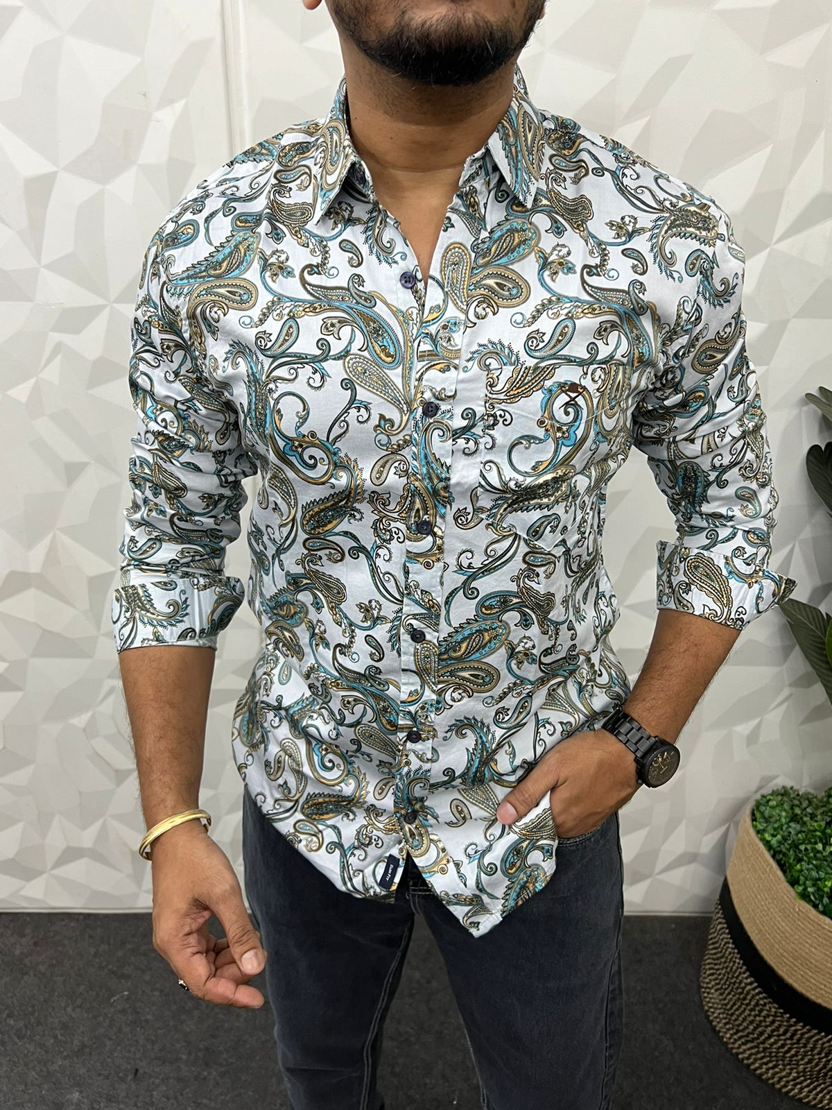 Export quality branded printed shirt