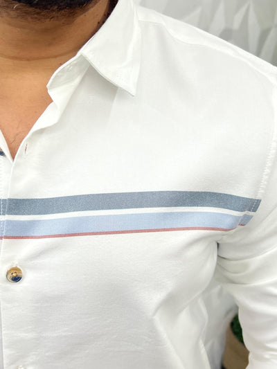 Chest pannel club wear shirt