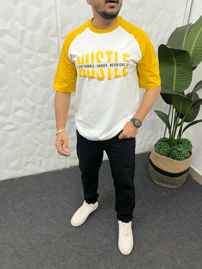 Cotton looper raglan t-shirt