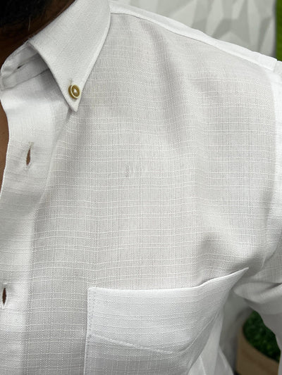 Imported fabric linen shirts