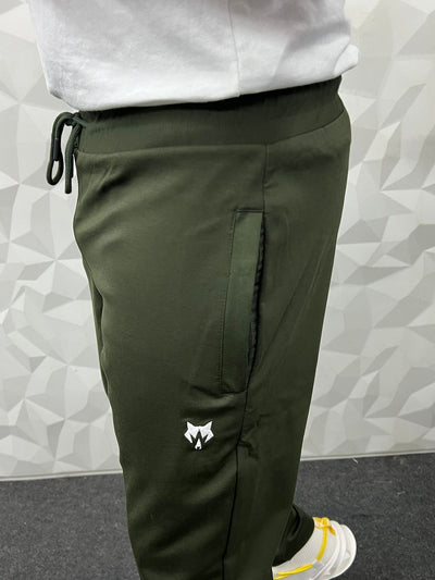 Imp fabric track pant ( bottle green )