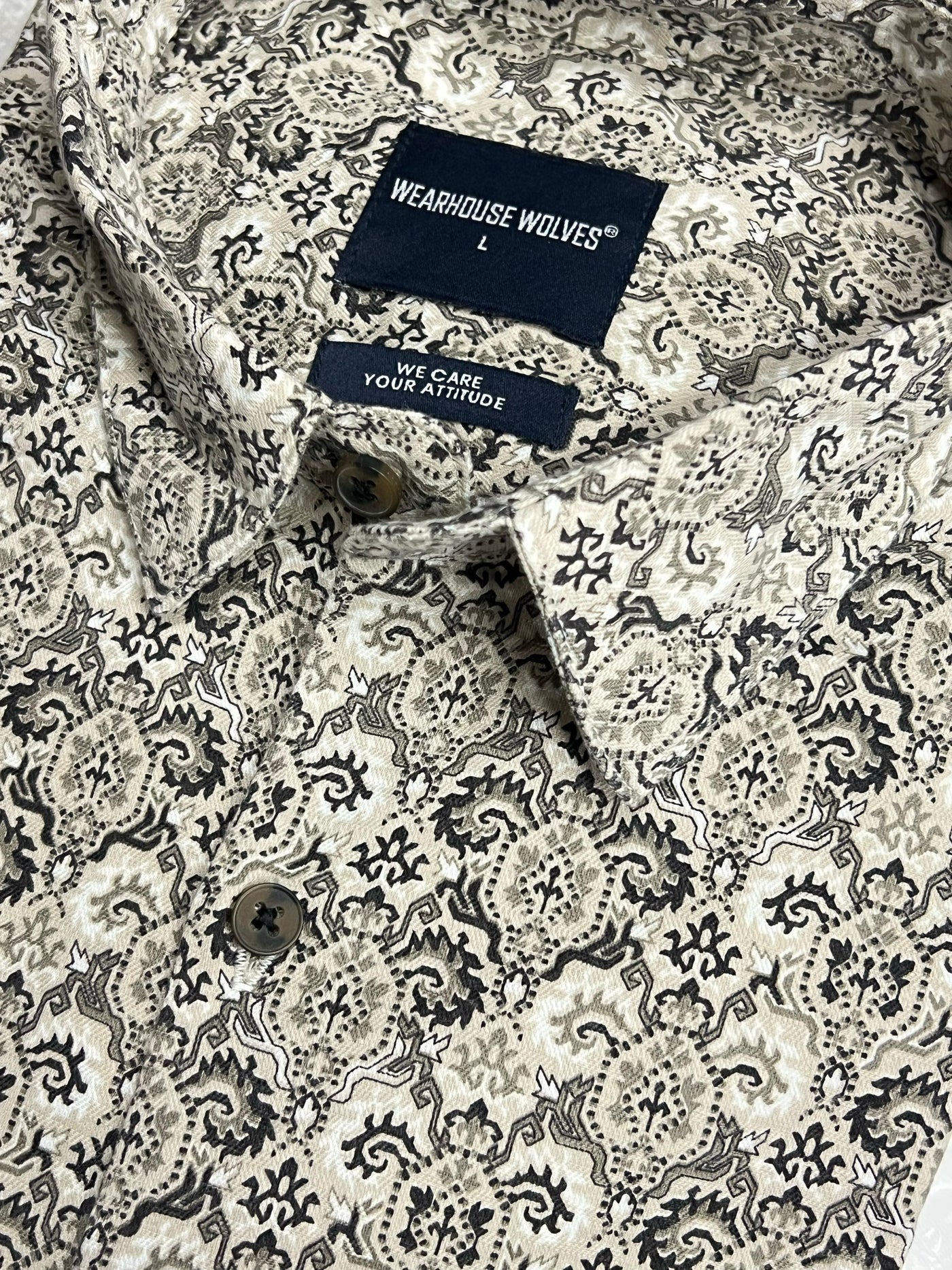 Cotton giza premium printed shirt