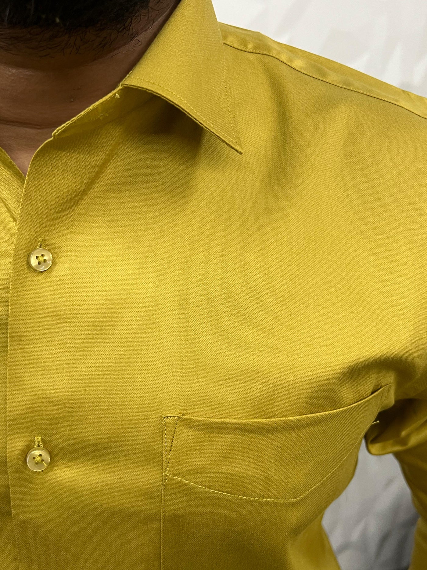 Cotton lycra fabric plain shirt