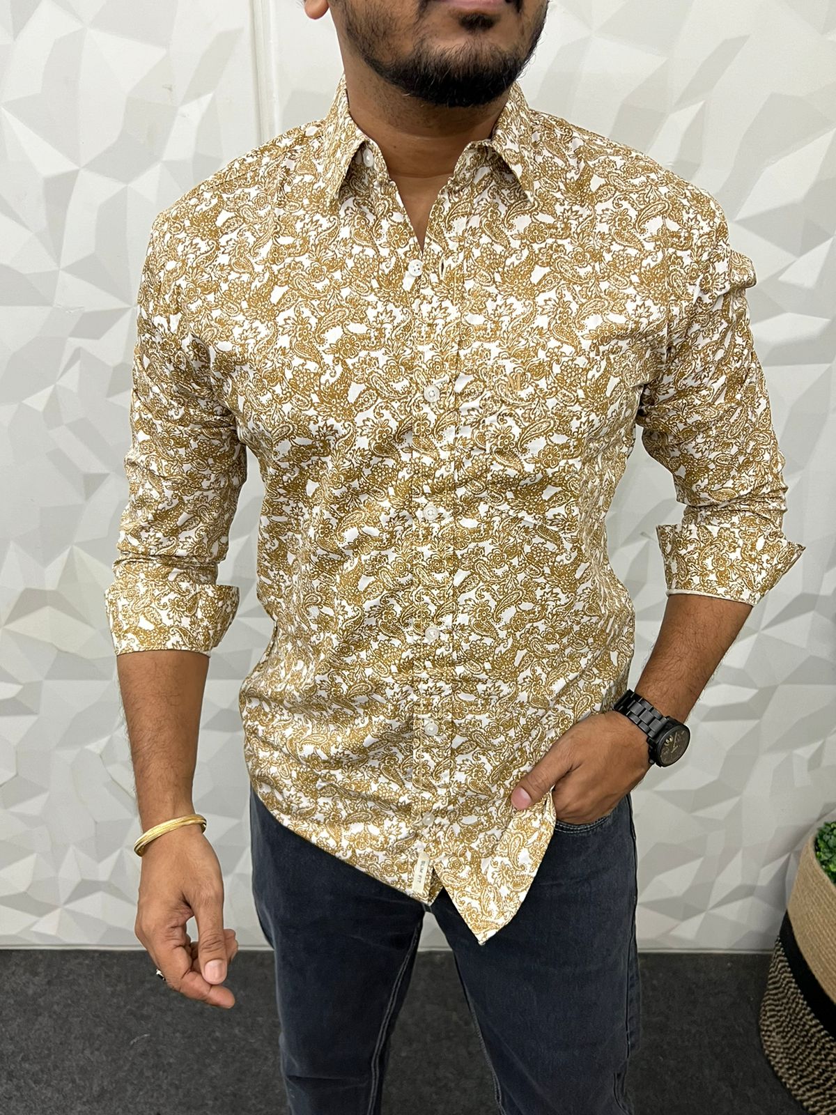 Export quality branded printed shirt