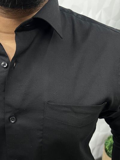 Cotton lycra fabric plain shirt