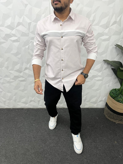 Chest pannel club wear shirt