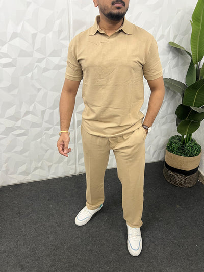 Cotton puff fabric cordset