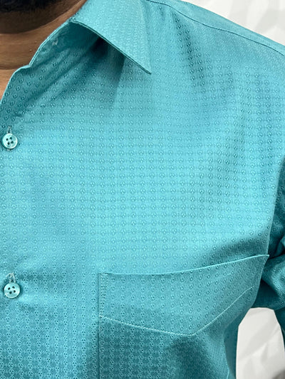 Self texture party wear shirt