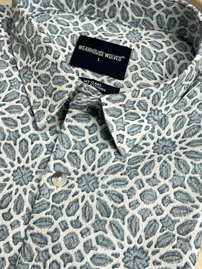 Cotton giza premium printed shirt