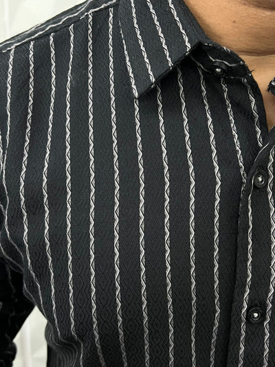 Premium gizza fabric stripes shirt