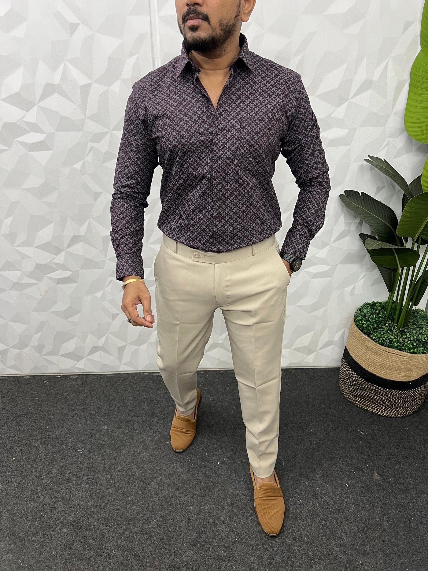 Cotton fabric formal prints