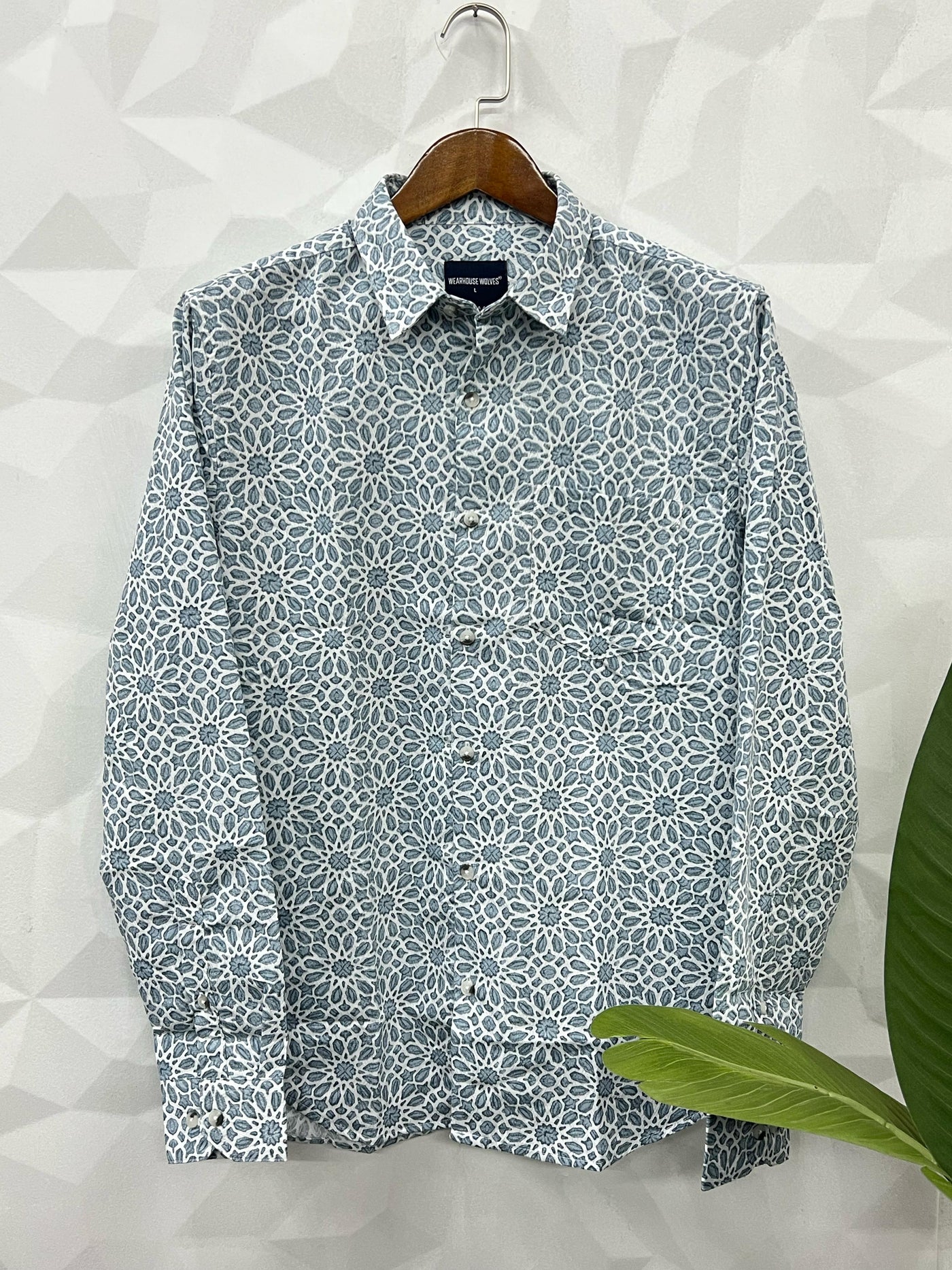 Cotton giza premium printed shirt