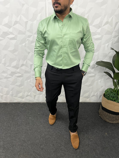 Cotton lycra fabric plain shirt