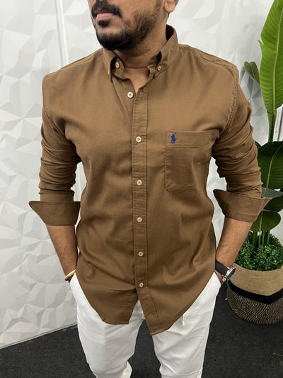 Corduroy lycra fabric shirt