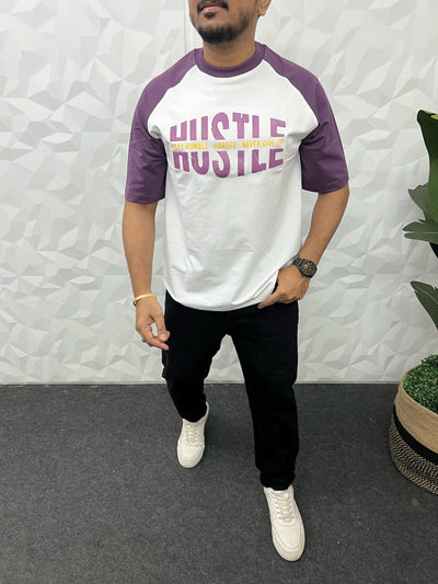 Cotton looper raglan t-shirt